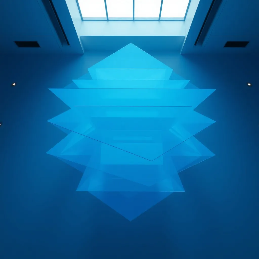 Geometric 3D visualization of layered financial bonds, trans